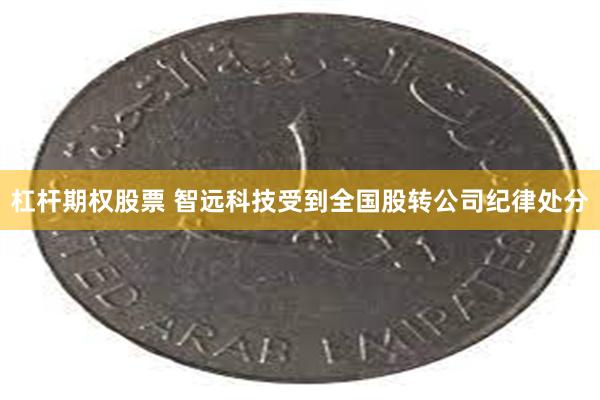 杠杆期权股票 智远科技受到全国股转公司纪律处分